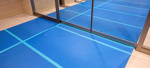 備品や養生のイメージ